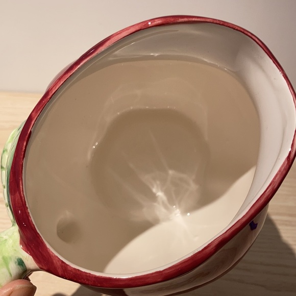 Ceramic apple pitcher hand painted - Picture 14 of 16